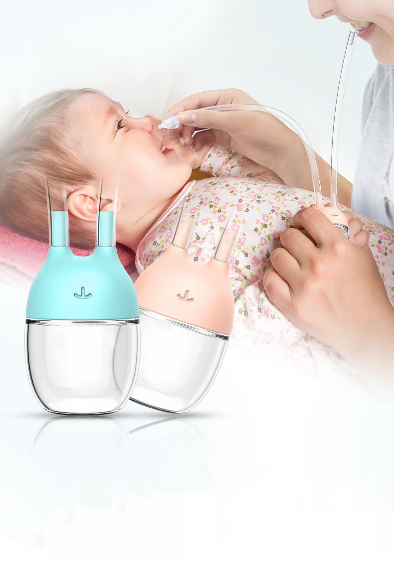 Sniffer Cleaner for Cleaning Mucus Newborn Babies Oral Suction Nasal Aspirator