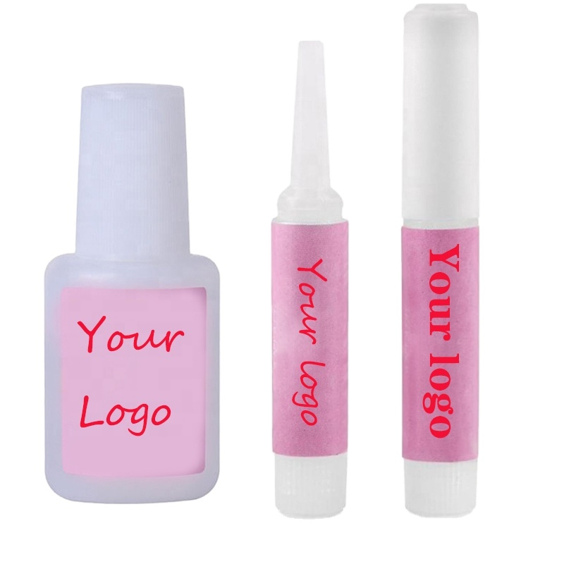 Hot Sale Quick Bonding Long Lasting Brush on Nail Glue for Nail Tips
