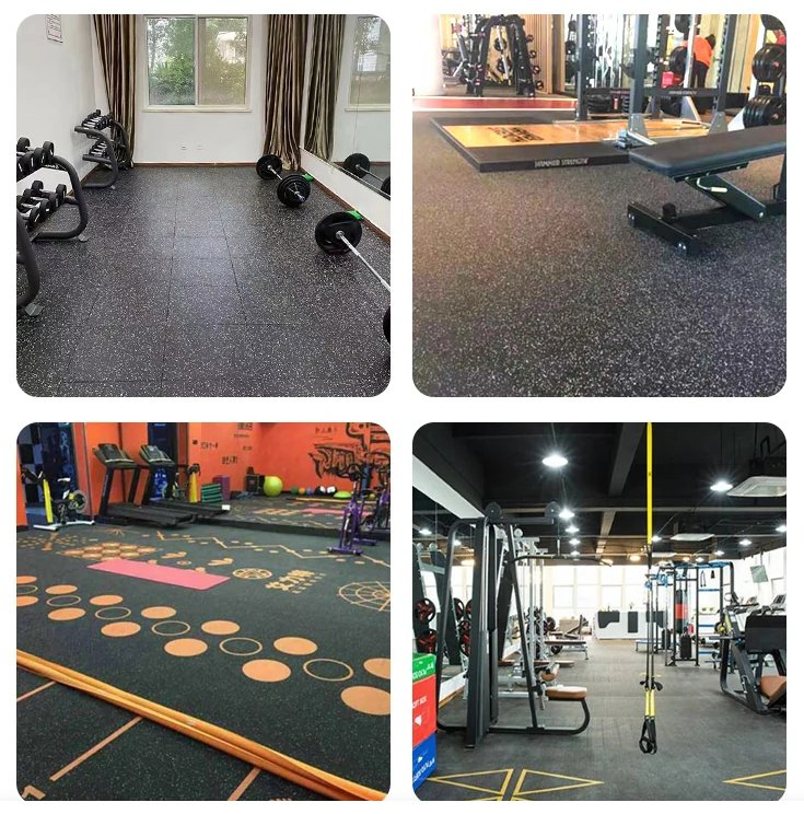 Indoor Antislip 2mm Rubber Floor Mats Roll Under Floor Rolls for Gym