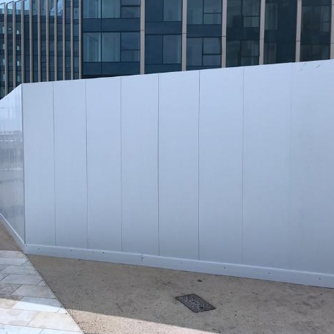 PVC Eco Fence Construction Temporary Hoardings Customized Available