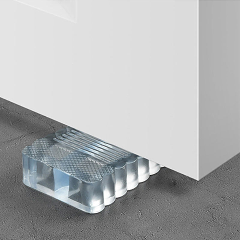 Silicone Door Wedge Block Wall Floor Protector Stops Stoppers