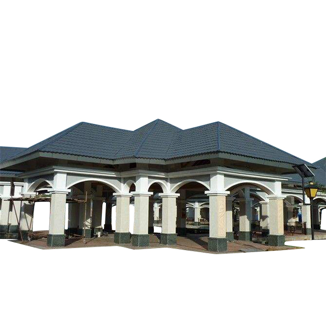 Light Weight Colorful Stone Coated Metal Roofing Tile