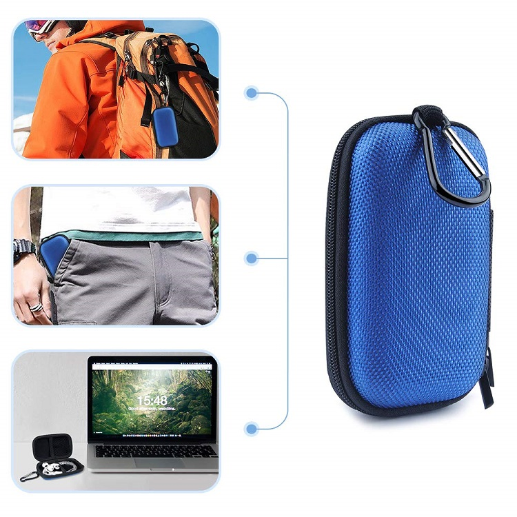 Чехол для наушников EVA с двойной молнией