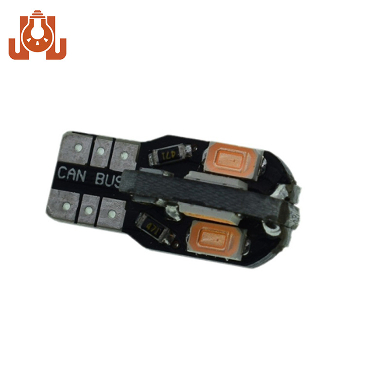 Светодиодная лампа W5W T10 8SMD для салона автомобиля