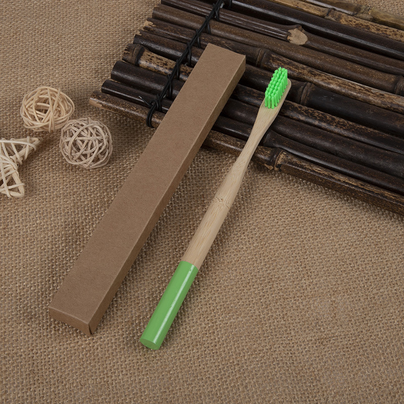 Eco Friendly Customized High Quality Hotel Bamboo Toothbrush with Package