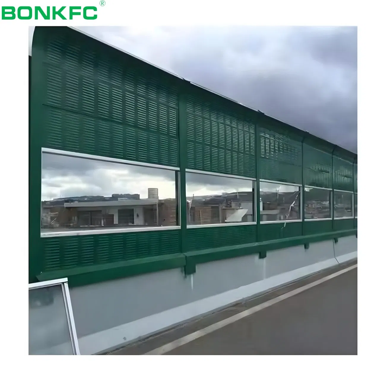 Highway and Railway Sound Barrier Fence for Noise Reduction