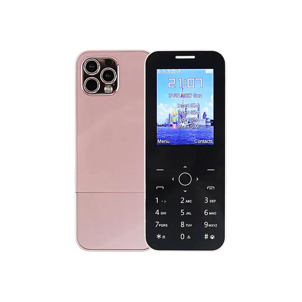 Кнопочный телефон 2.4 дюйма, 2 SIM, 1100 мАч, MP3, FM