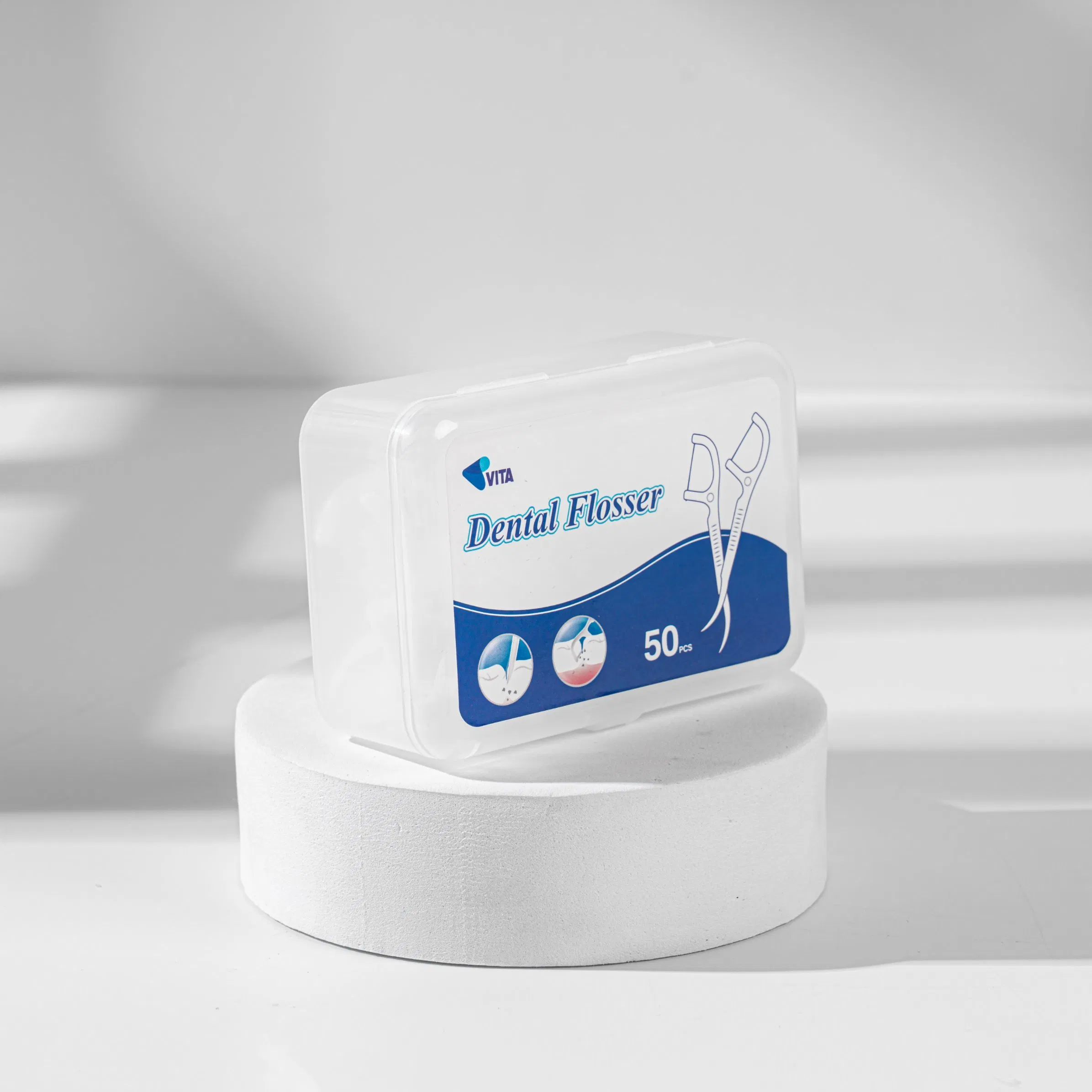 50PCS Oral Care Toothpick Flosser Dental Floss Pick Manufacturing