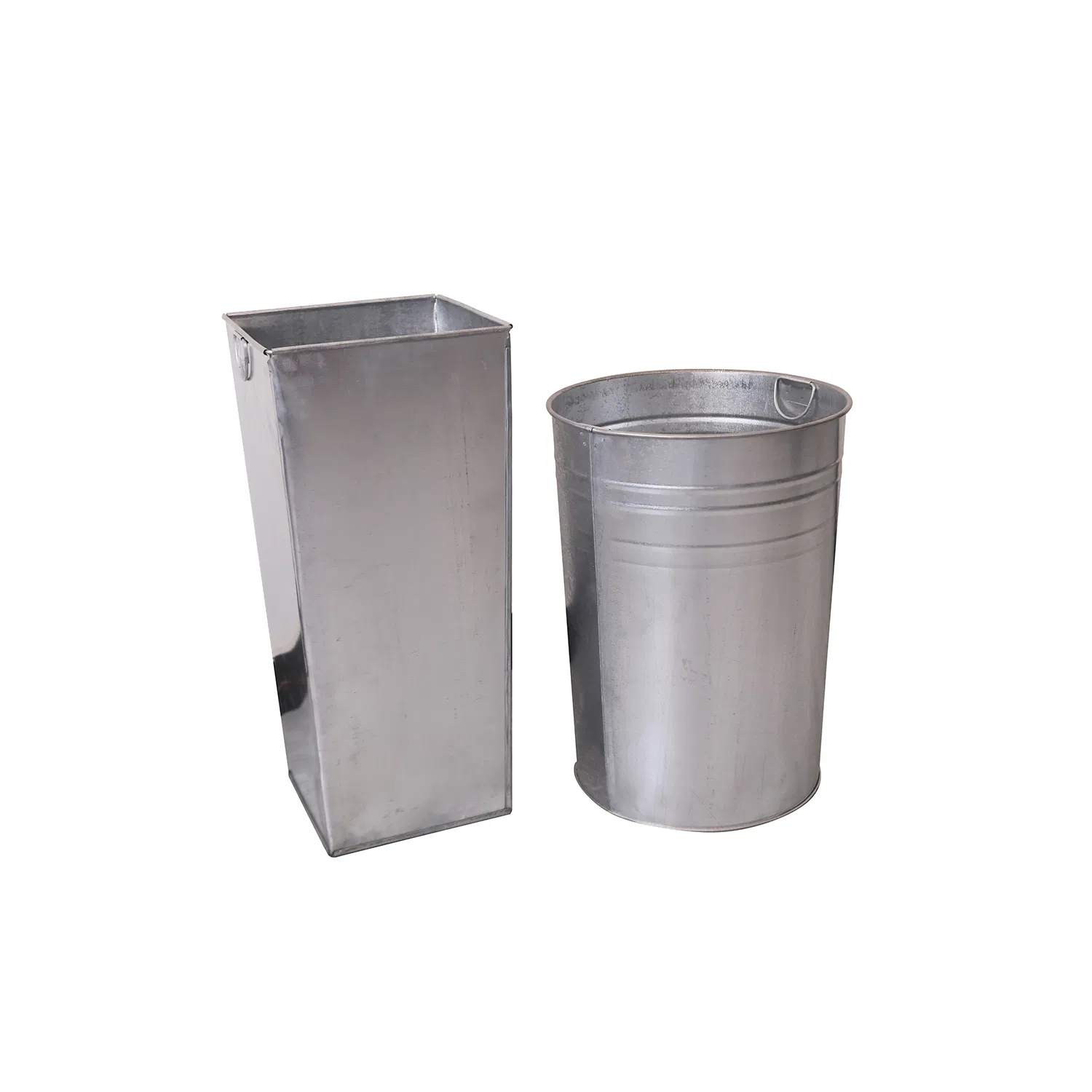 Металлическая уличная урна квадратная для отелей