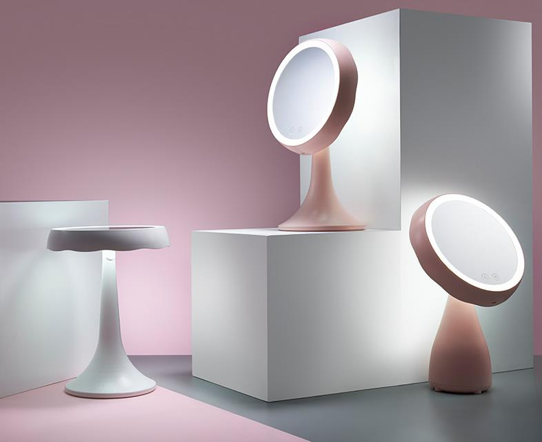LED Makeup Mirror Desktop Makeup Mirror with Lamp Esg12602