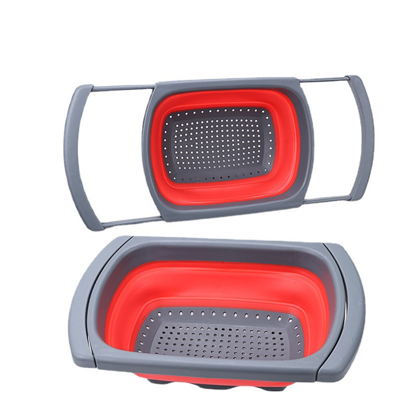 Versatile Foldable Colander and Kitchen Basket for Easy Use