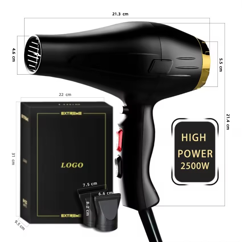 Профессиональный фен 2600W с ионизацией