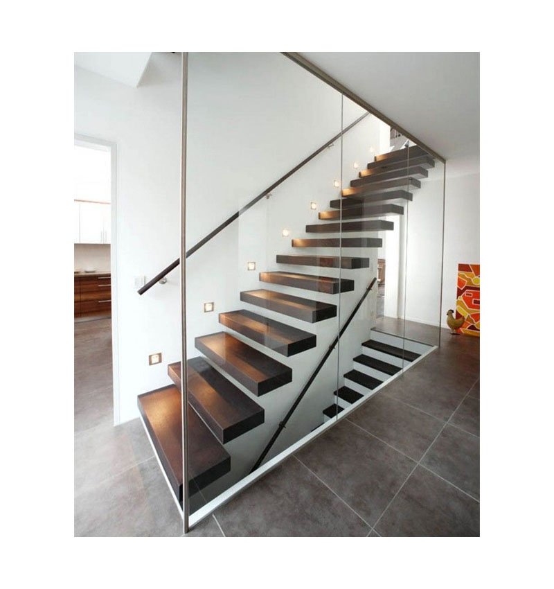 Floating Staircase Beam China Curved Glass Staircase Straight Stair Floating Staircase