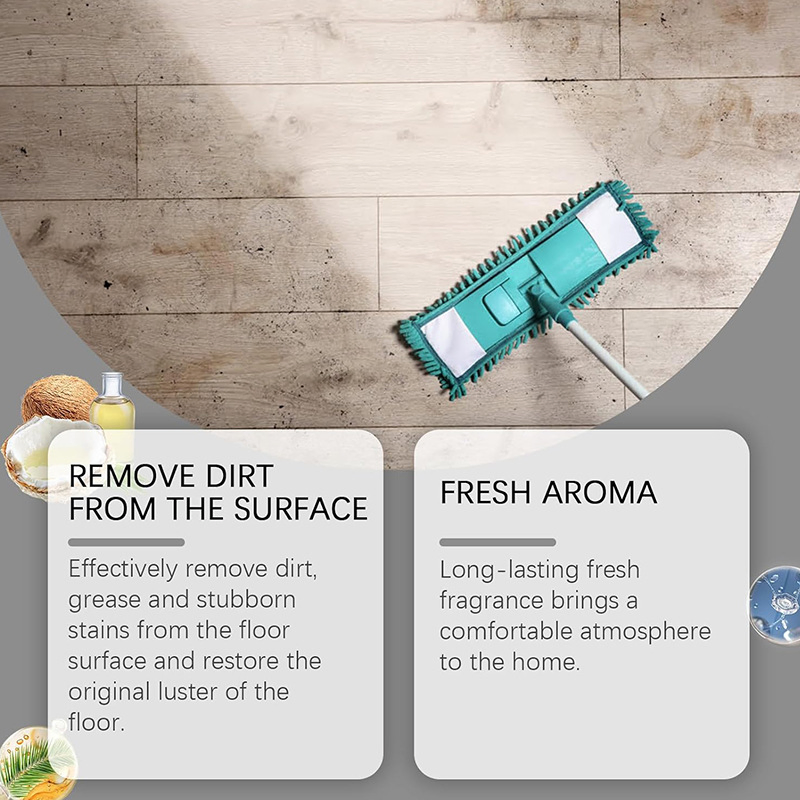 High Quality Snow Chenille Flat Mop with Replaceable Pad for Home Commercial Cleaning Tool