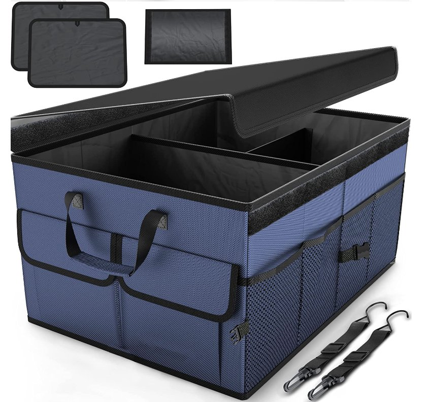 Складной органайзер для багажника авто с карманами