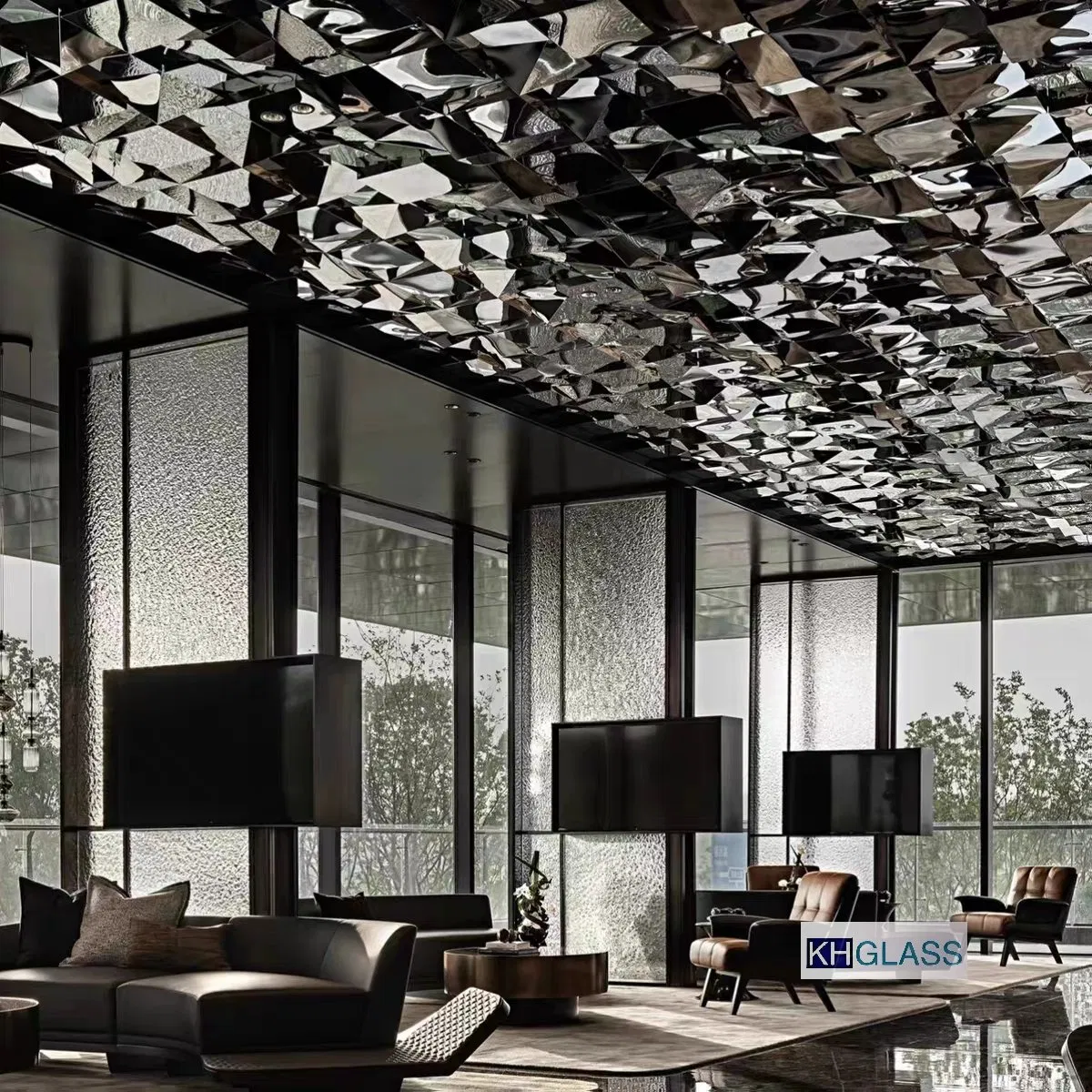 Figure Multi Designed Texture Glass for Sliding Doors and Windows Privacy Partitions