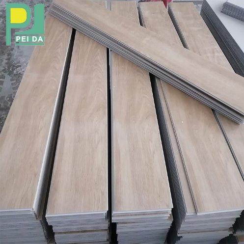 Hot Sale Plastic Wood Grain Click Spc Vinyl Flooring Plank for Office