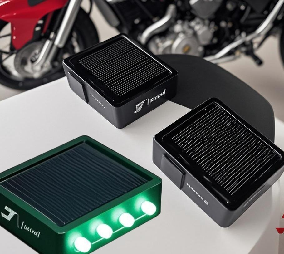 Солнечная светодиодная лампа-стробоскоп для авто