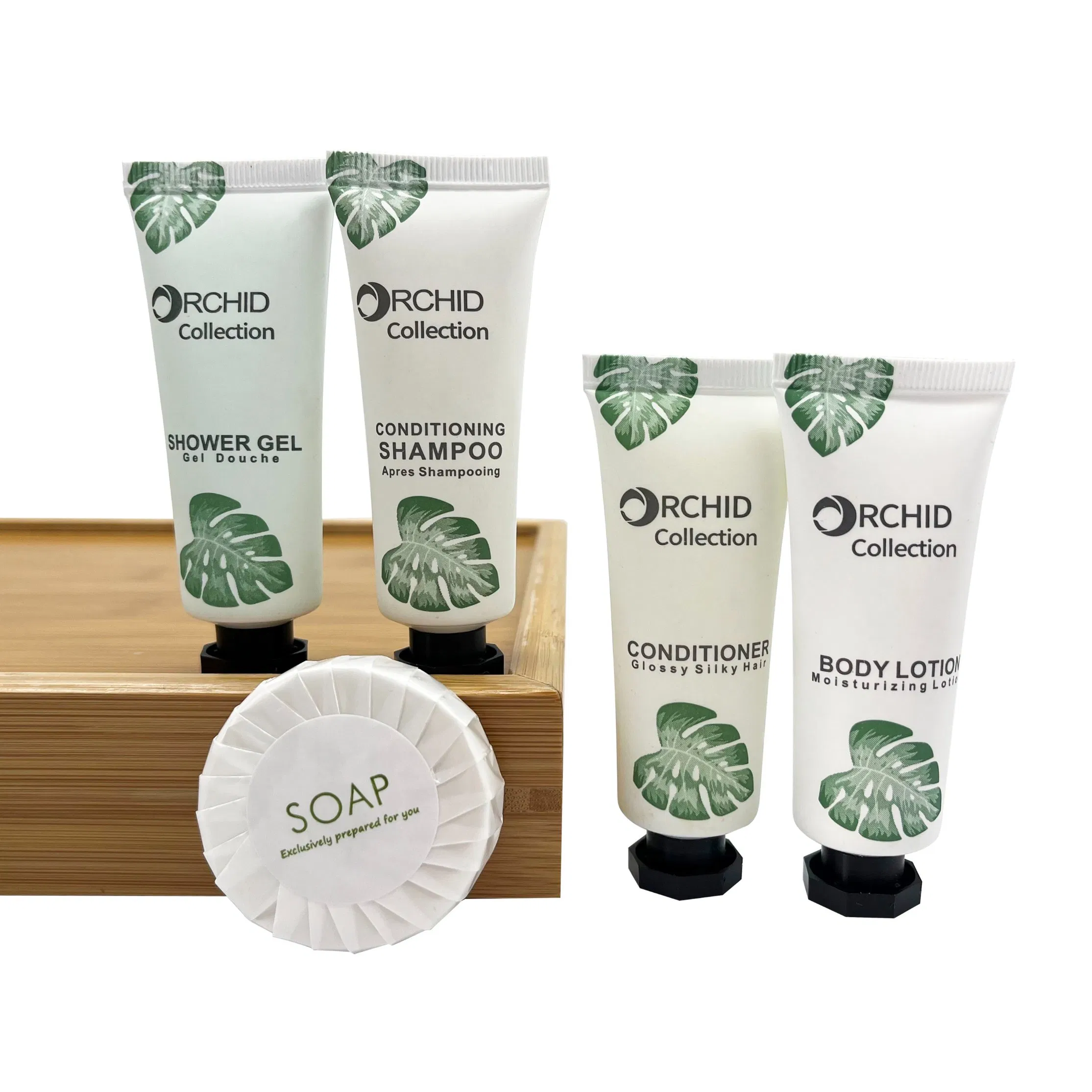 Custom 30 Ml Pet Tube Packaging 5 Star Hotel Amenities Shampoo Conditioner