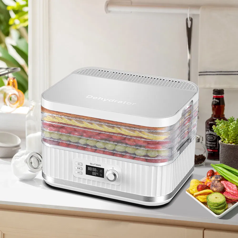 High-Power Food Dehydrator with Adjustable Timer and Temperature