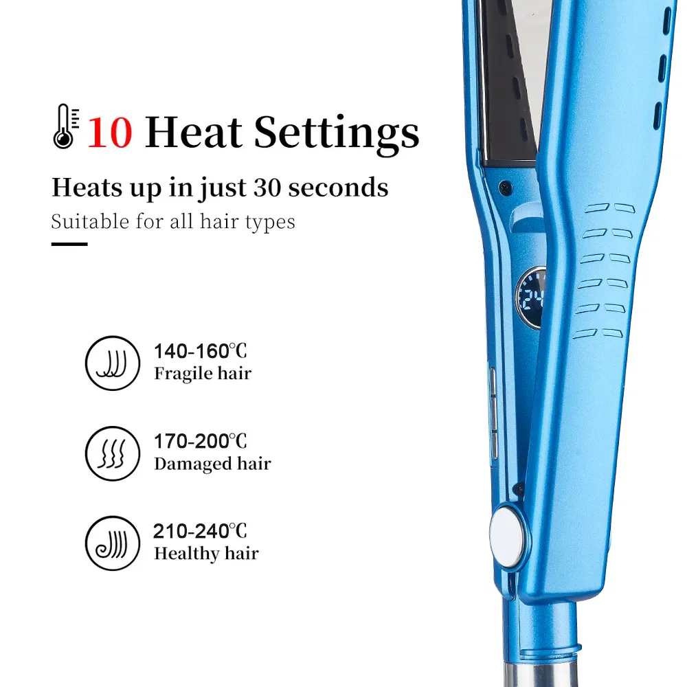 1.75 Inch 450 Temperature 30s Fast Heat Flat Iron Hair Straightener