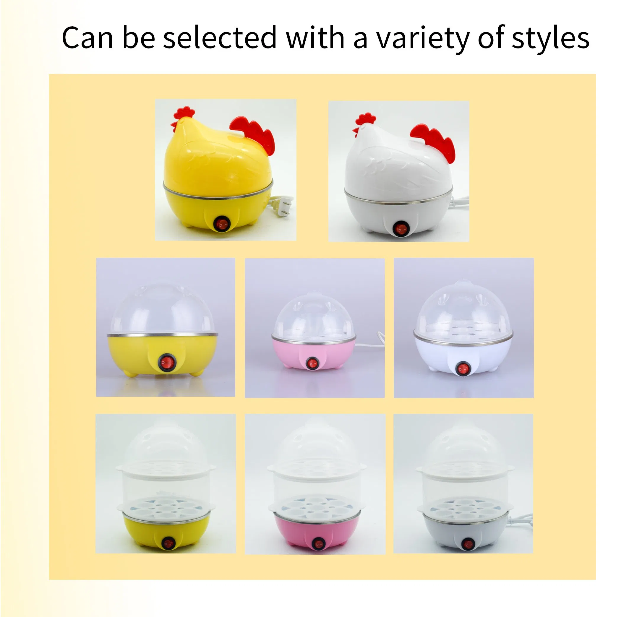 Versatile Egg Cooker with Steamer Function for Perfectly Cooked Eggs