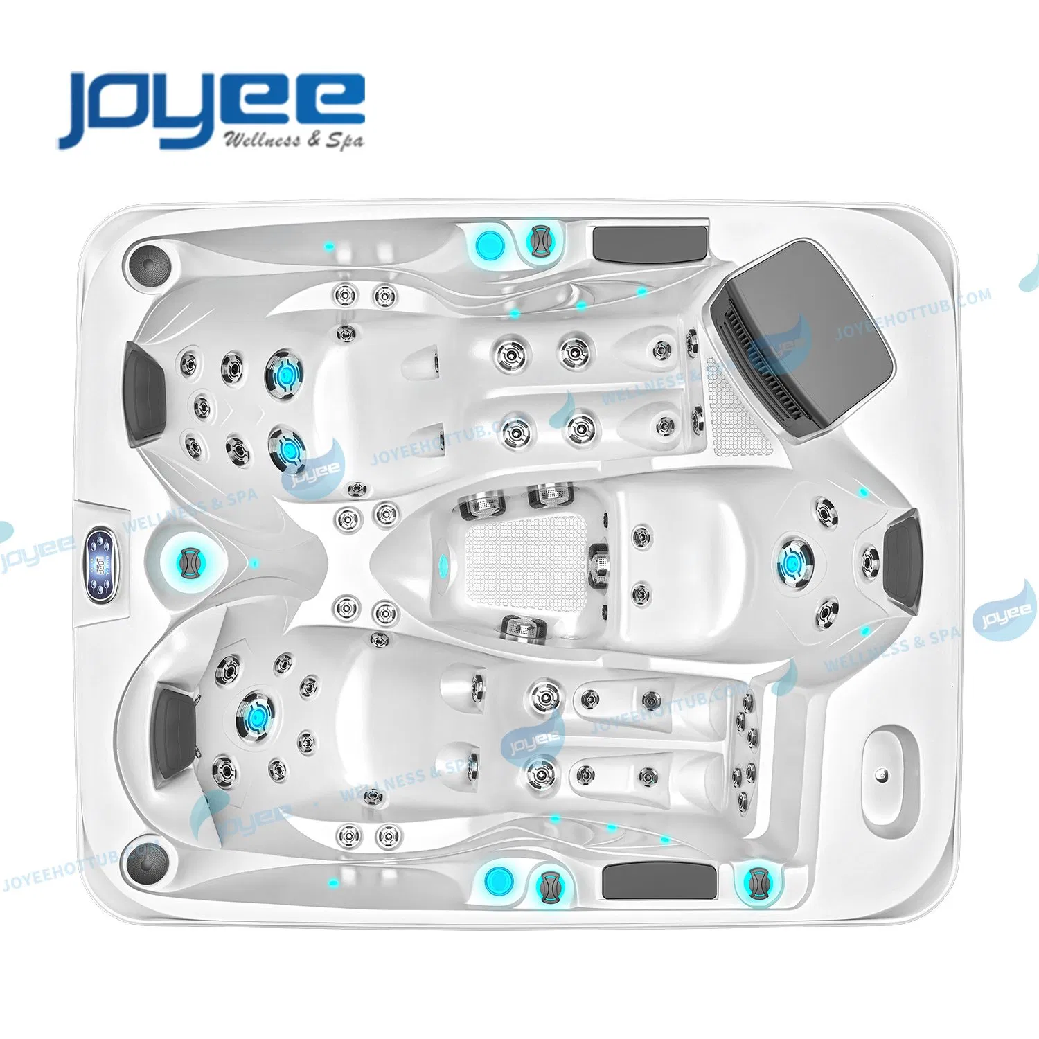 SPA-ванна Joyee Balboa на 3 персоны с гидромассажем и LED