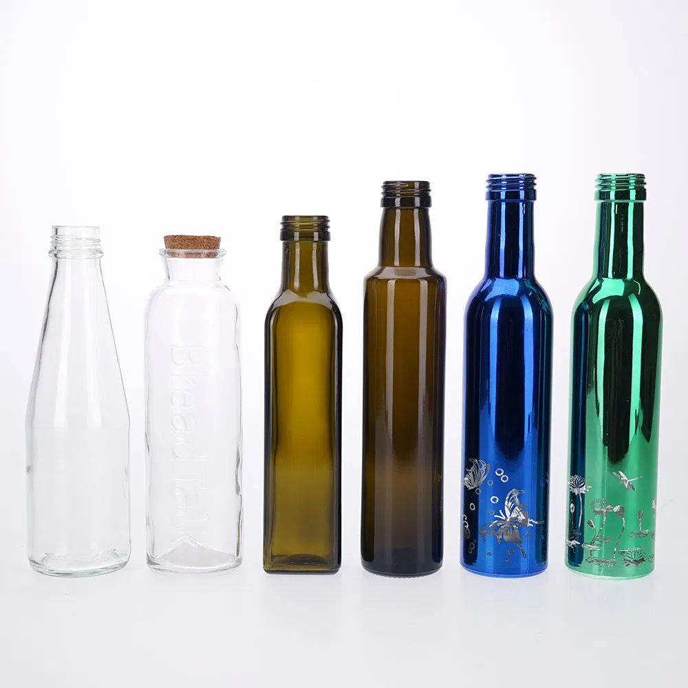 Vista Screw Top Glass Olive Oil Bottles