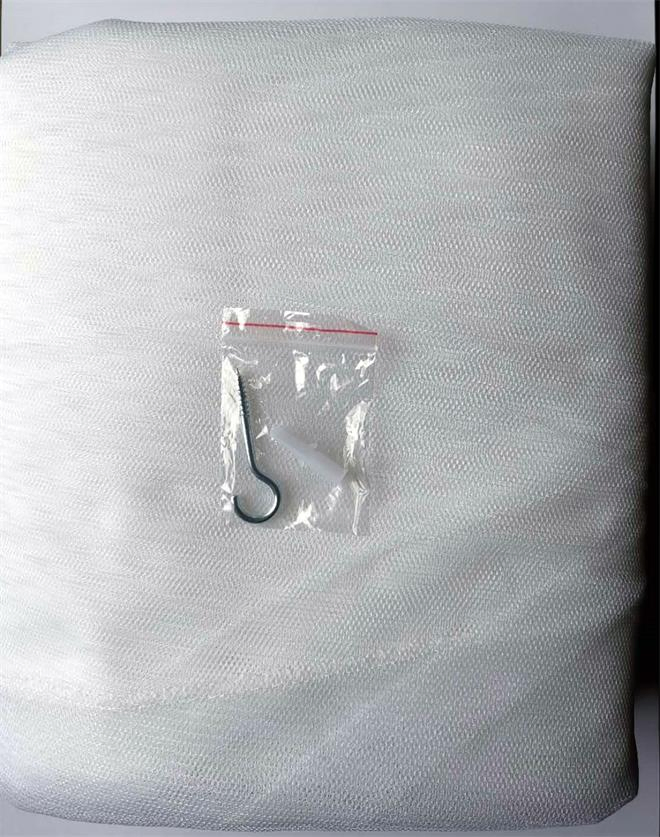 Polyester Mosquito Net for Bed White Color Circular Bed Net