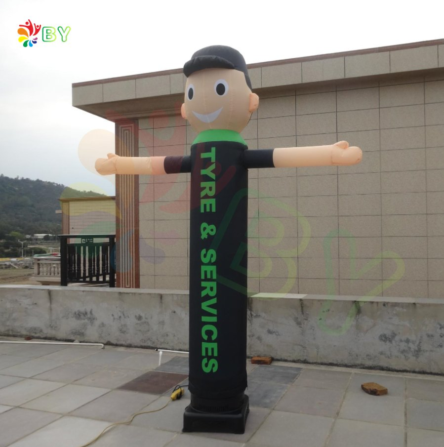 Boyan Hot Sell Custom Advertising Party Wedding Celebration Pizza Inflatable Air Dancer