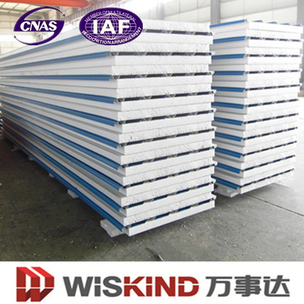 8-20kg/M3 Density PU/ Polystyrene/EPS Sandwich Panel for Roof/Wall/Ceiling Material