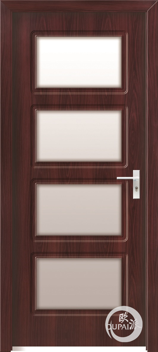 Hot Sale Product Top Grade Interior Wooden Toilet Fiberglass Entry Door