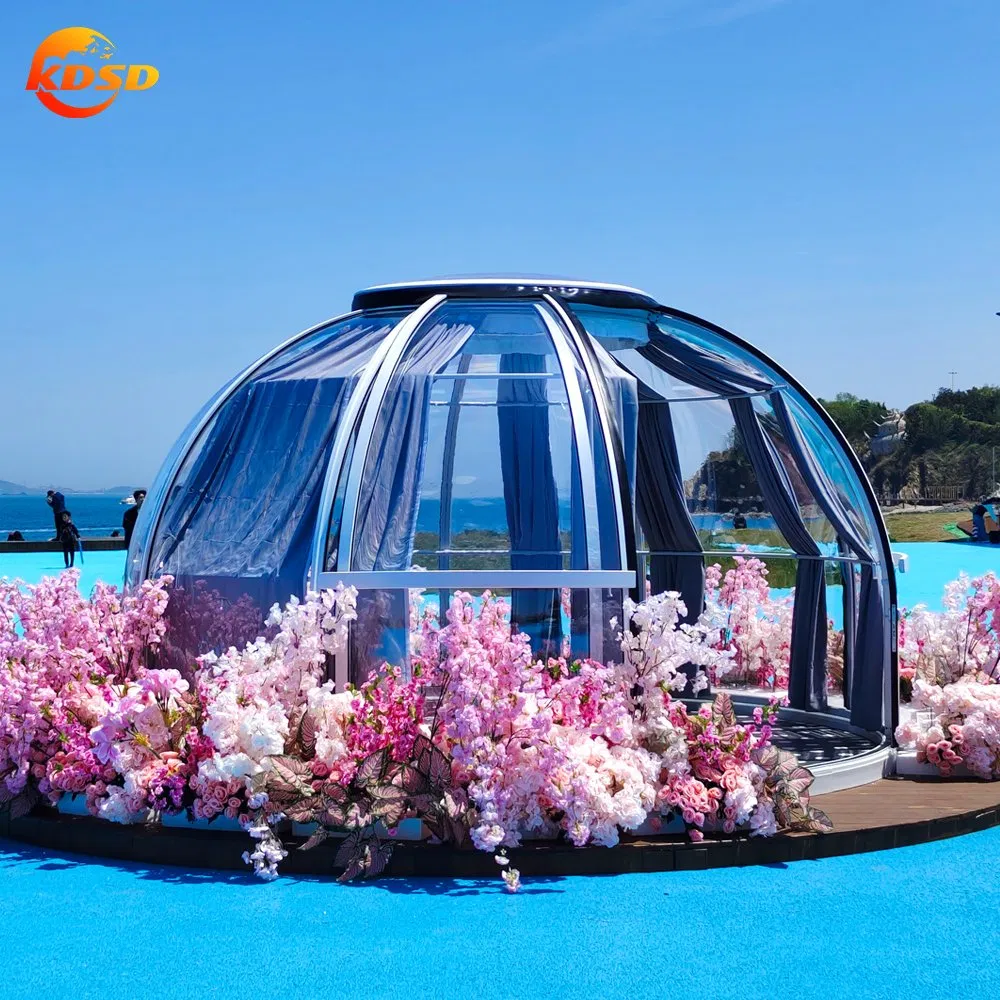 Kdsd Waterproof and Lightweight 360° Transparent PC Dome House