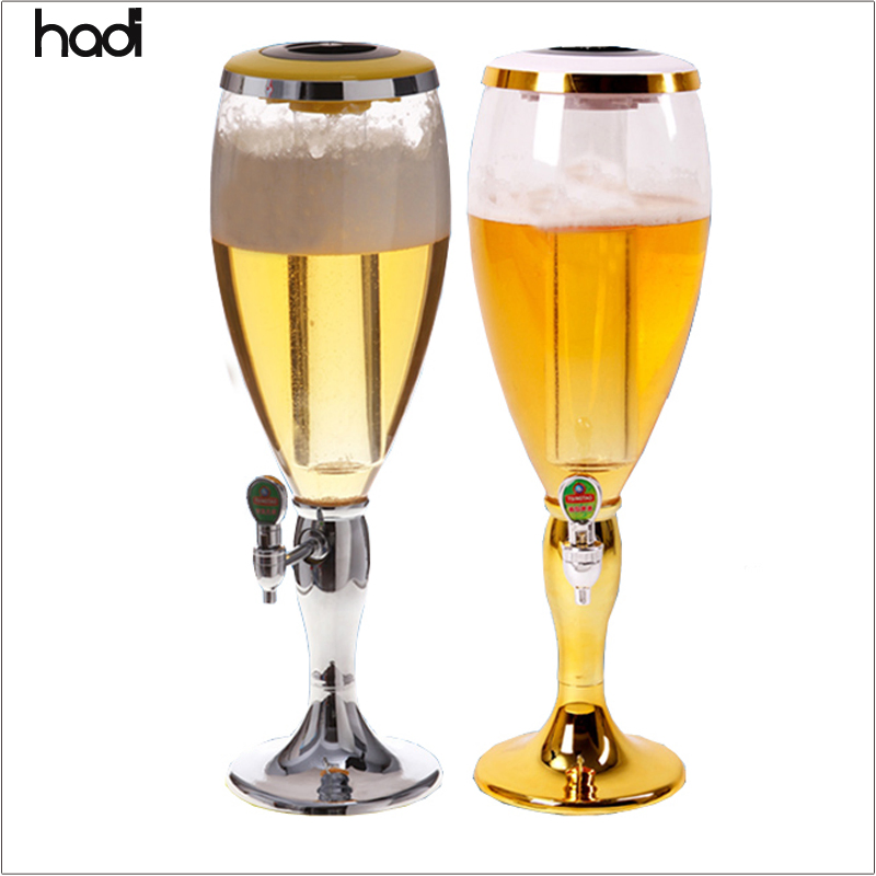Guangzhou Hadi Catering Buffet 1.5L, 3L Draft Beer Cooler Dispenser Bar Table Top Beer Dispenser with LED Price