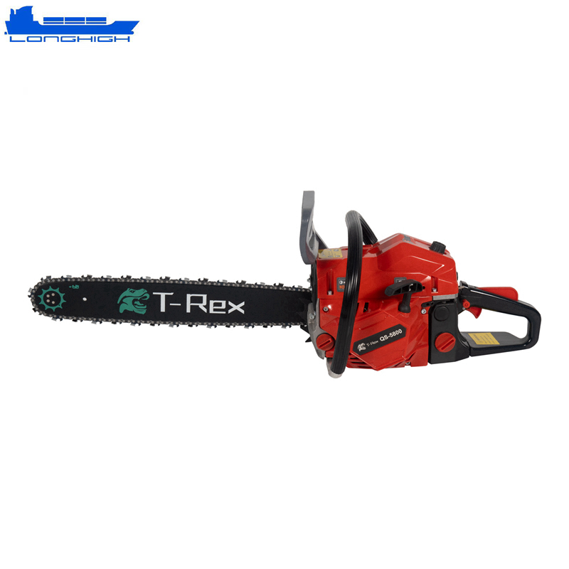 Efficient Gasoline 52cc Chainsaw 5200 Wood Cutting with 2.2 Kw Power and CE Certification
