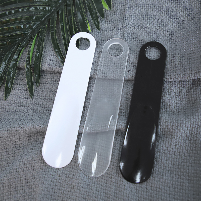 Disposable Customized Logo Plastic Convenient Ergonomic Hotel Travel Shoe Horn