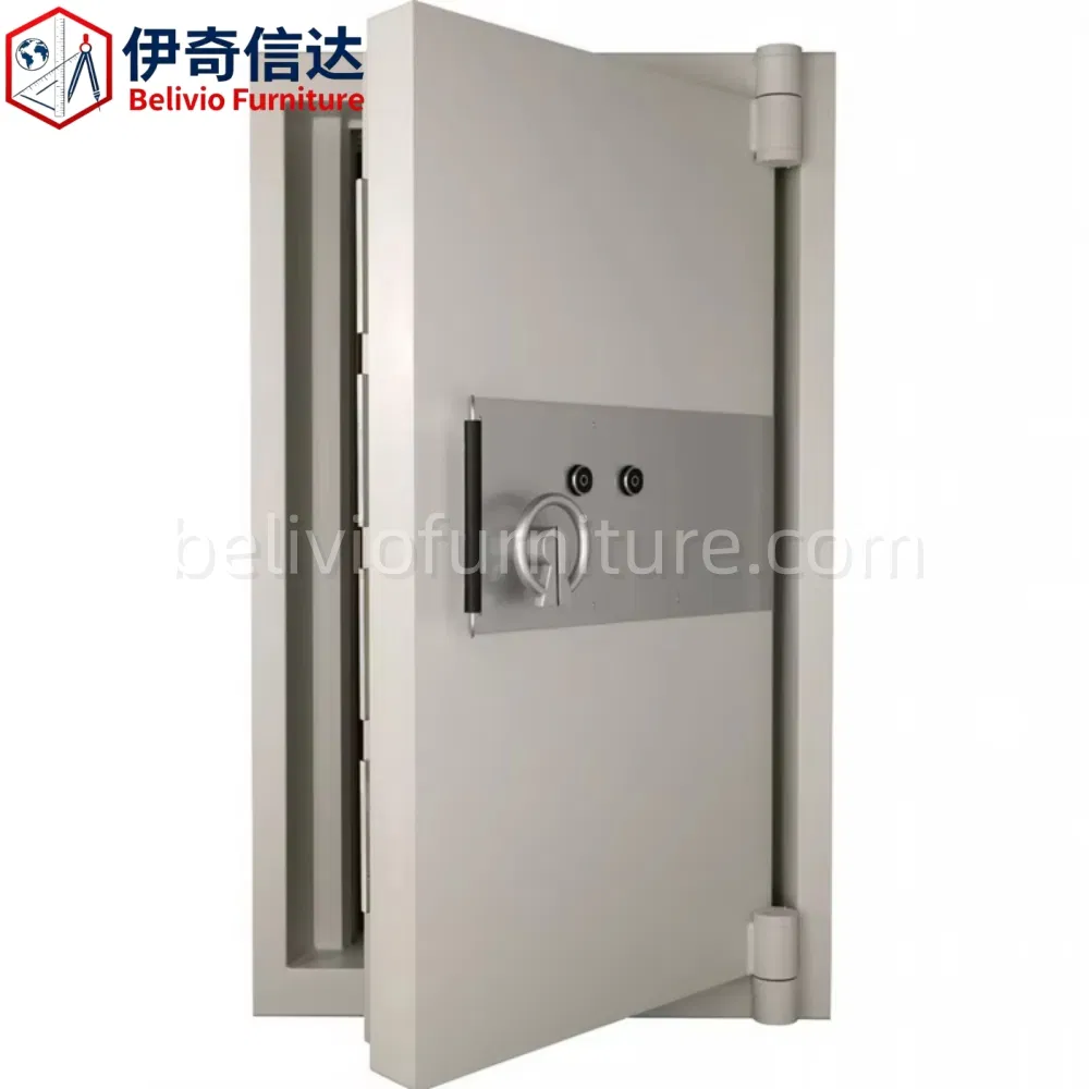 Carbon Steel Vault Room C/D Grade Anti-Pry Anti-Drill Security Door Bank Stainless Steel Safe Door for Bank Secret Room Cash Vault