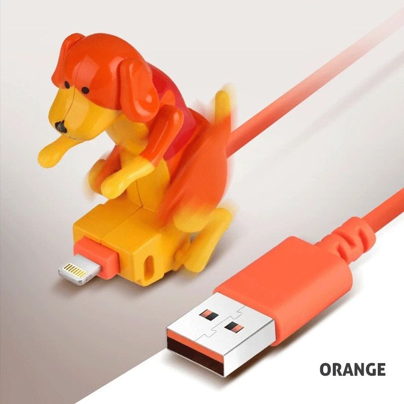 Funny Dog Smartphone Charging Line Micro USB Fast Chargers Cable