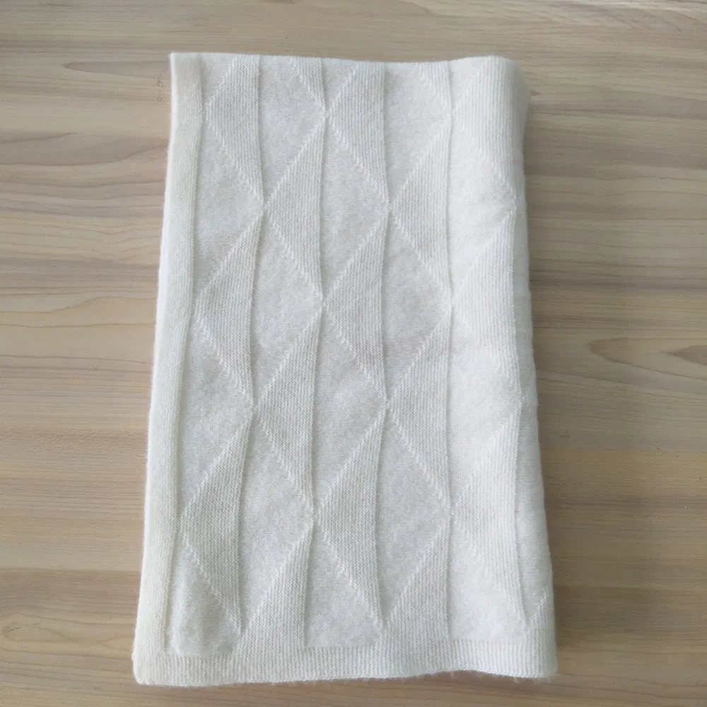 100% Cashmere Knitting Blankets Baby Infants Blankets.