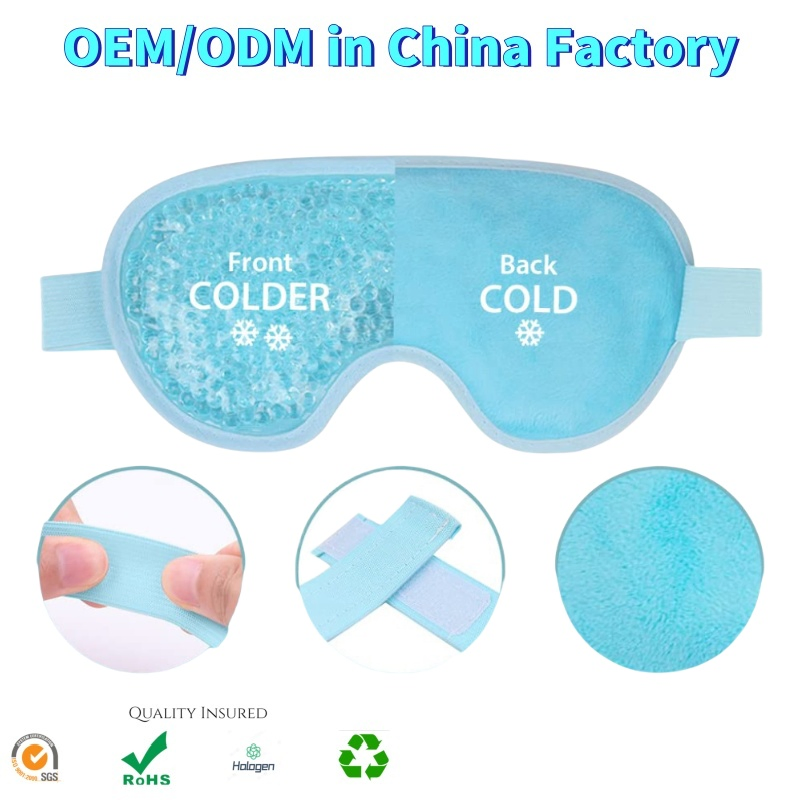 China Wholesale Unisex Gel Head Wrap Tension Stress Relief Soothing Headache Ice Eye Mask for Indoor Outdoor