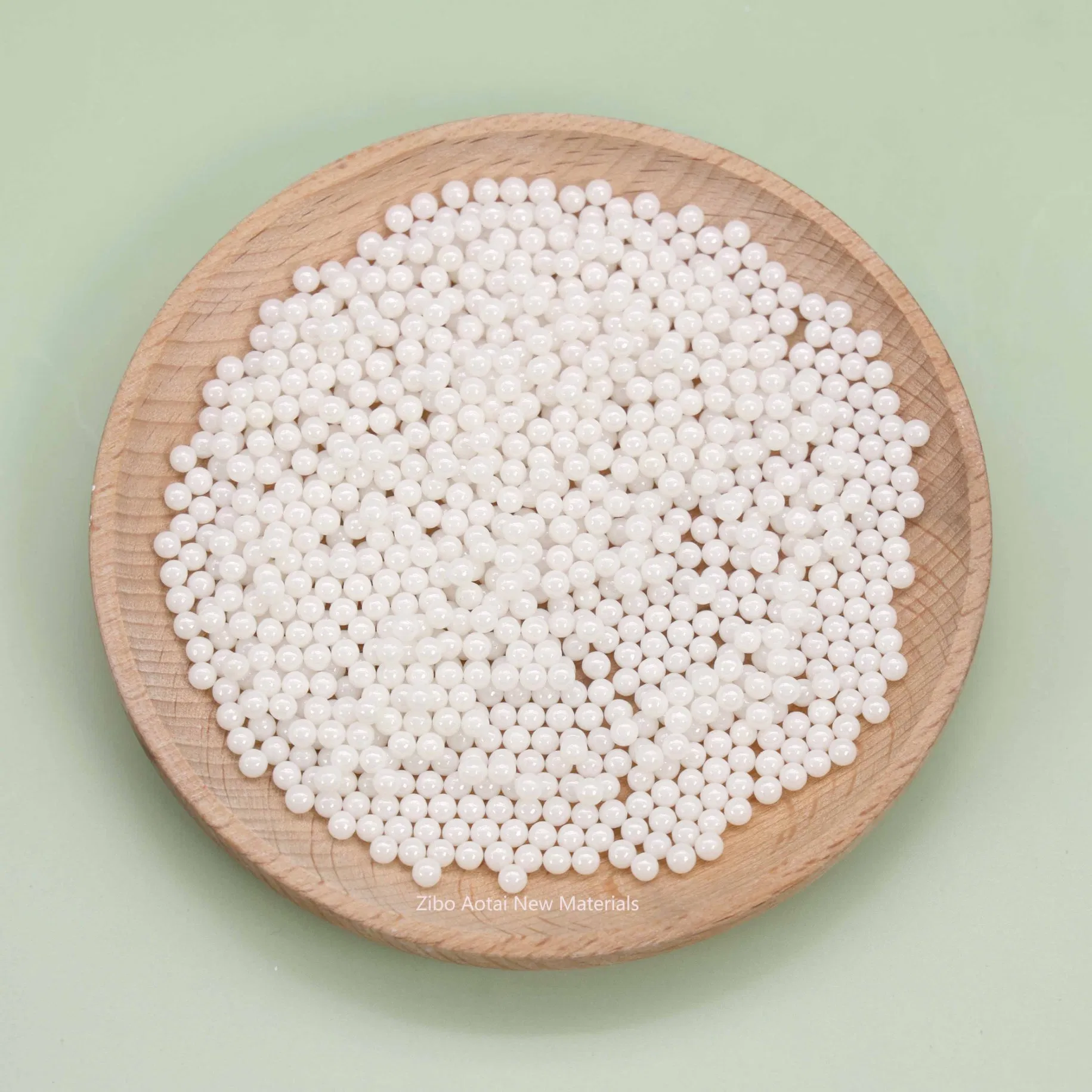 Low Abrasion Zirconium Beads for Protectiving Ink