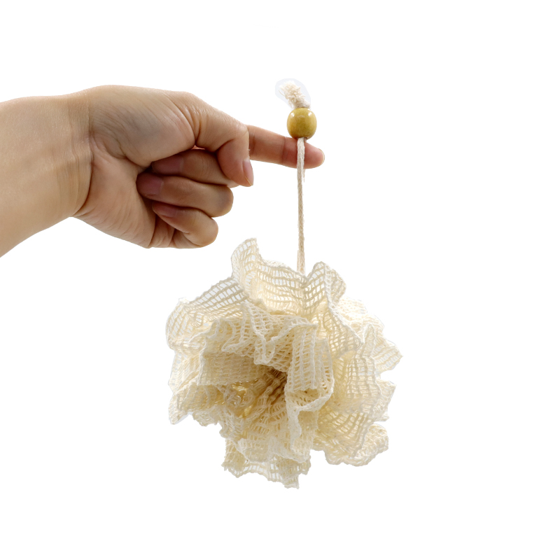 Exfoliate Body Scrubber Ball Puff Soft Cleansing Tool Bath Shower Mesh