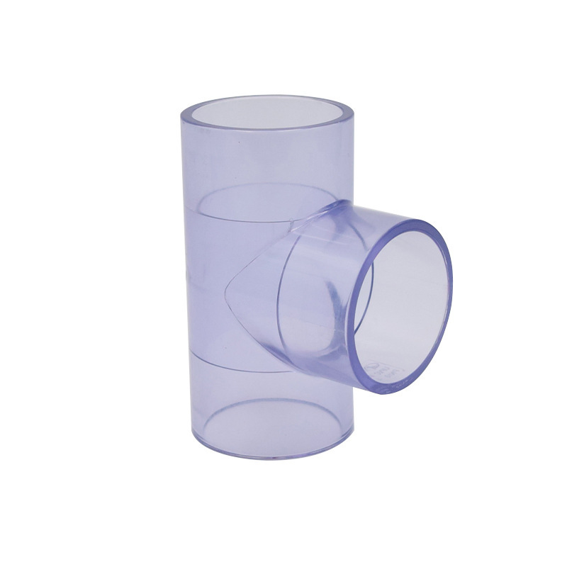 Transparent PVC Double Union Ball Valve 1/2''-10'' Socket Threaded ANSI/DIN/JIS/Cns Standard for Industrial Water Supply