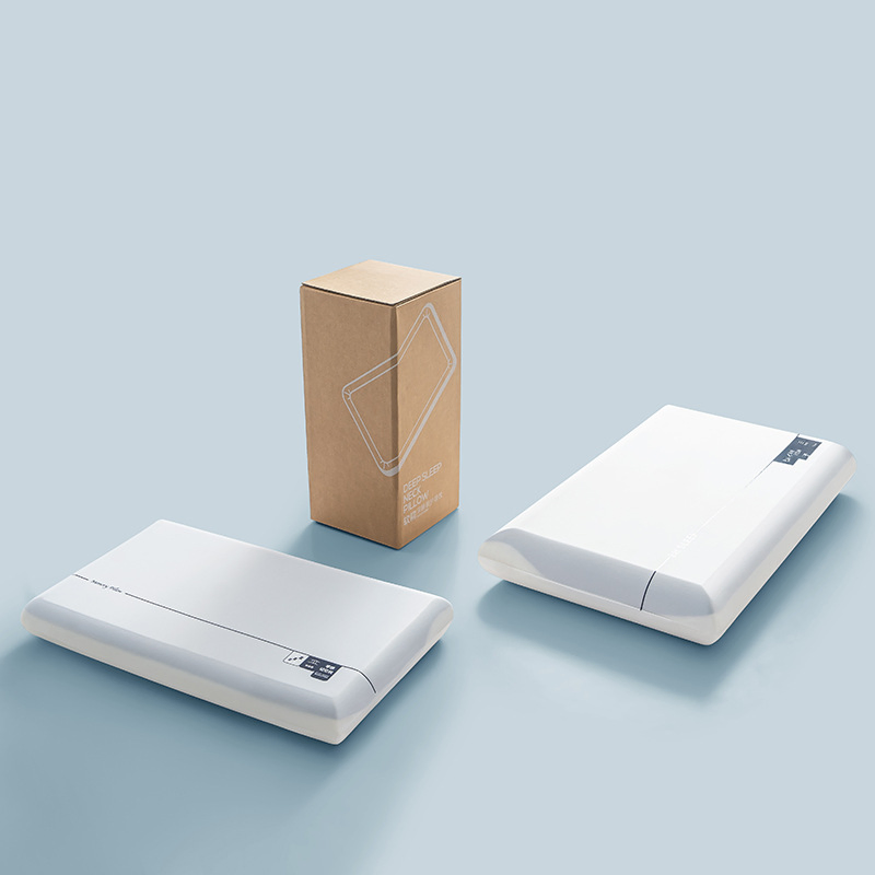 Memory Foam Pillow, Double Sided Different Firmness Zero Pressure Pillow, Comfortable and Breathable Provides Neck Support and Shoulder Pain Relief