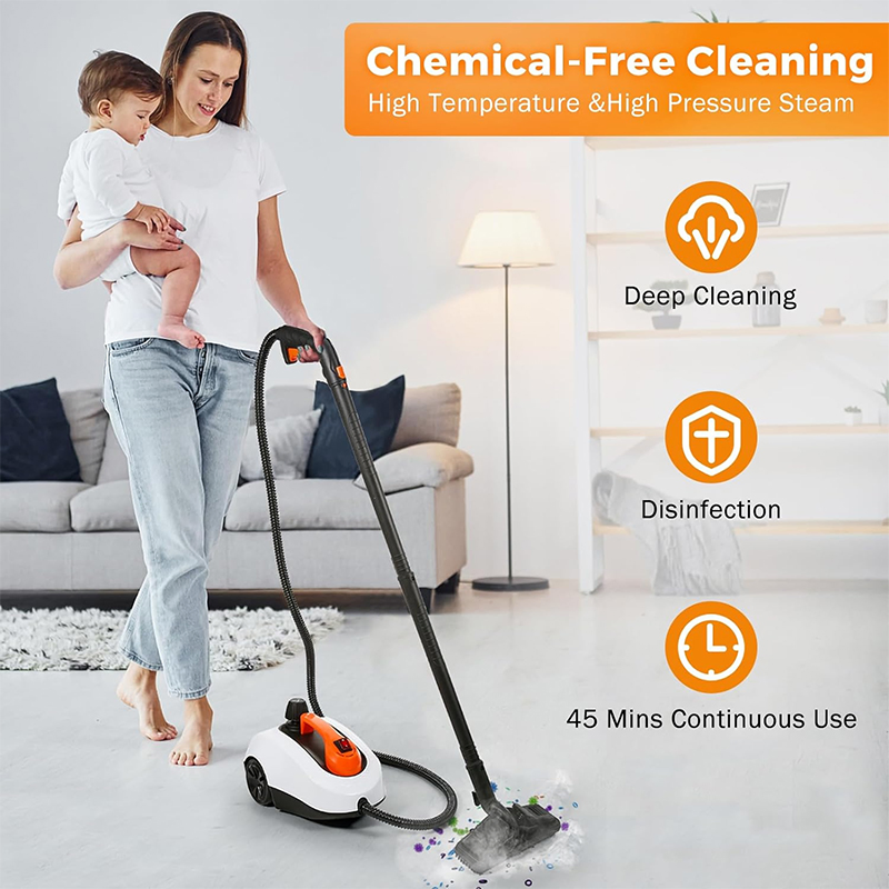 Multi Purpose Steamer Professional Household Cleaning Machine High Pressure and Temperature Steam Mop (SW608-B)