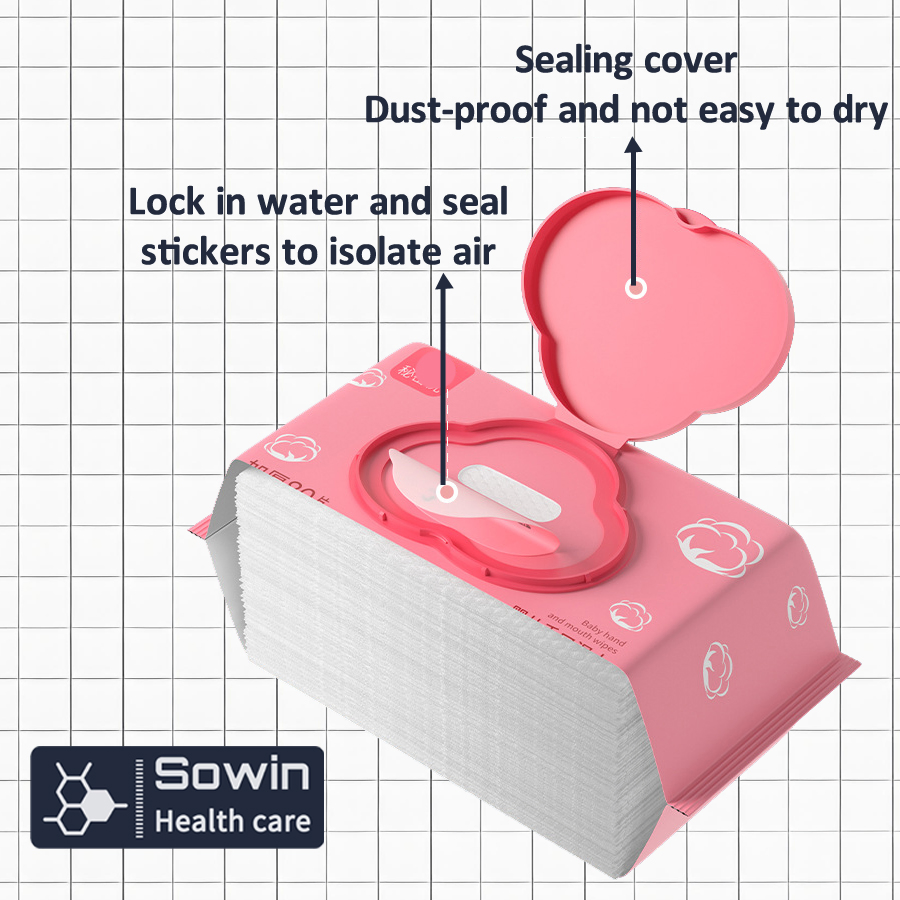 Disposable Biodegradable Hygiene Pure Water Samll Size Wet Tissues for Baby