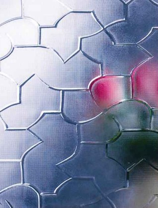 Karatachi Desiged Pattern Glass for Window