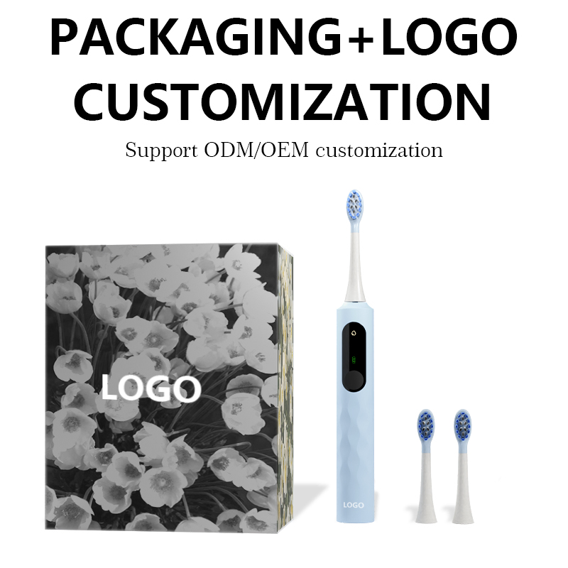 Electric Toothbrush OEM/ODM Factory Rechargeable Sonic Toothbrush with LED Display