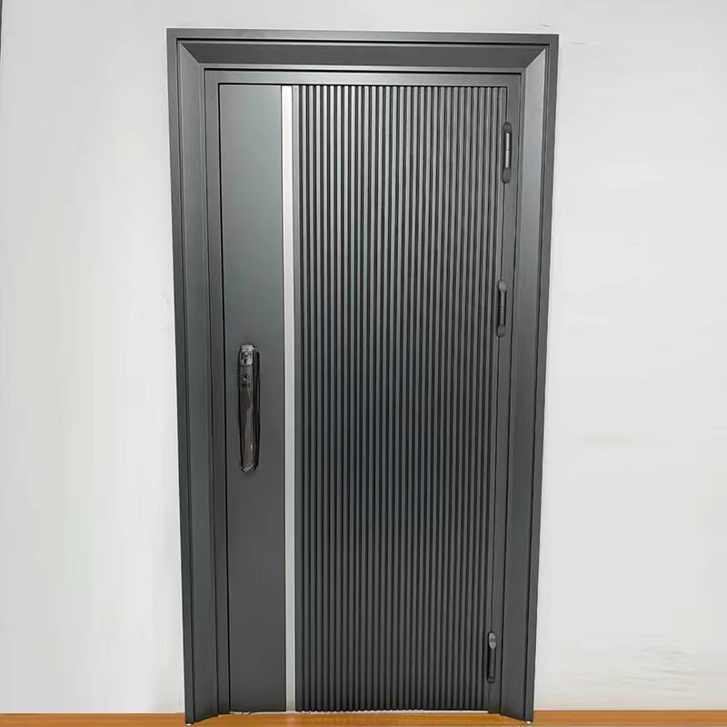 Cast Aluminum Blast Door with Anti-Theft Function Chinese Design Style Polymer Waterproof Security Front Door for Outdoor Entry