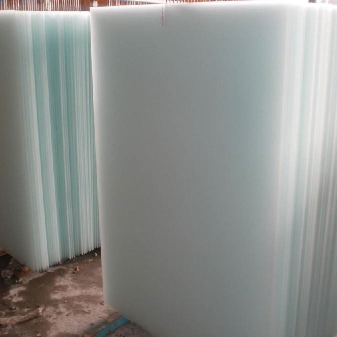 Wholesale Customized 3mm-19mm Indoor Window Door Furniture Partition Float Frosted Glass